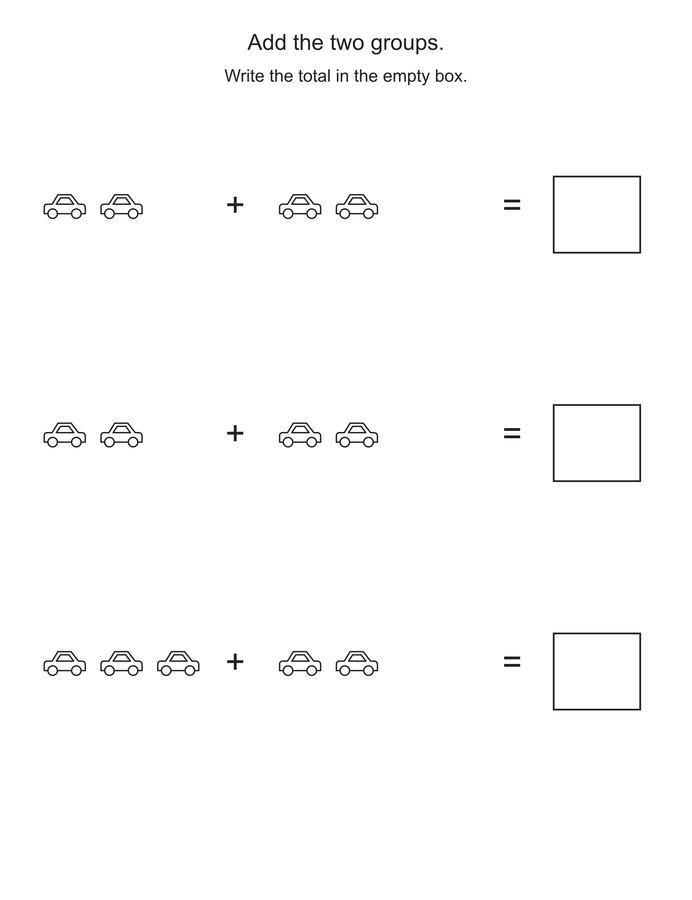 Add cars within five printable activity preview