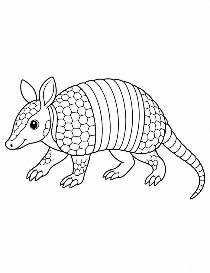 Armadillo Stroll printable activity preview