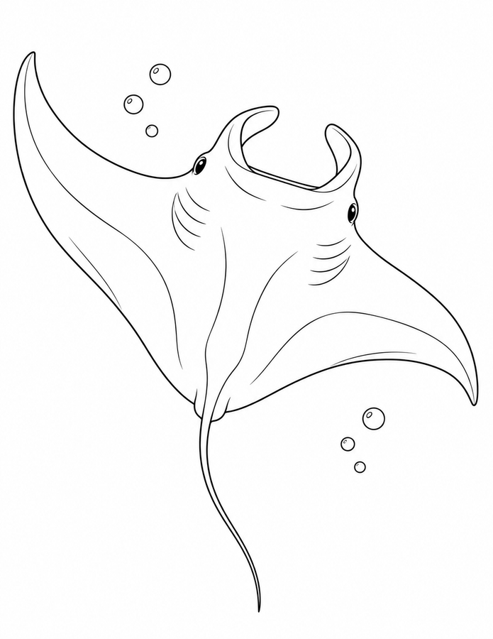 Manta Ray Adventure printable activity preview