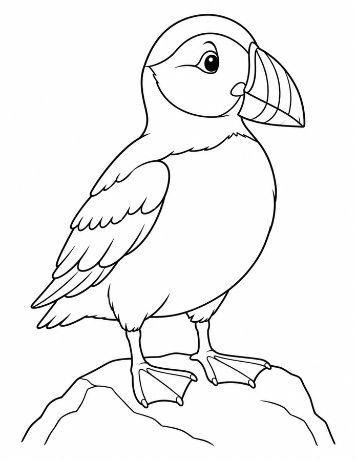 Puffin by the Sea printable activity preview